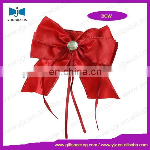 ribbon bow/pom pom bow/elastic cord with bow