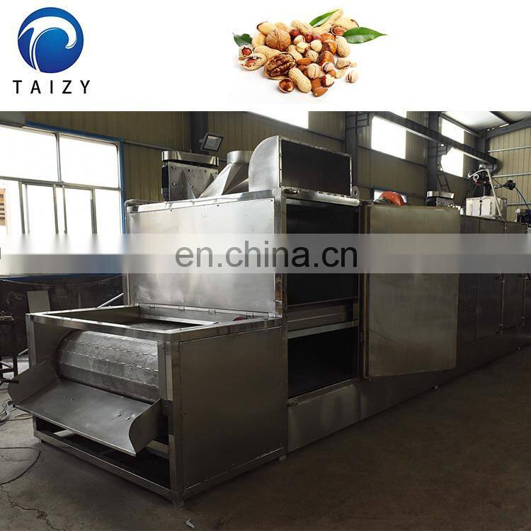 pistachio sunflower seed commercial chestnut soybean conveyor roaster