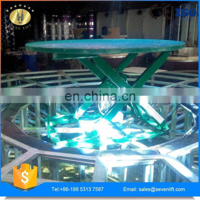 7LSJG Shandong SevenLift safetylift lifting table for stage