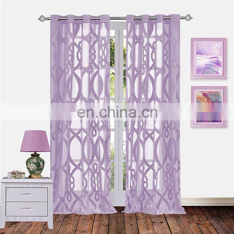 Polyester luxury velvet desians voile ready made curtain wholesale