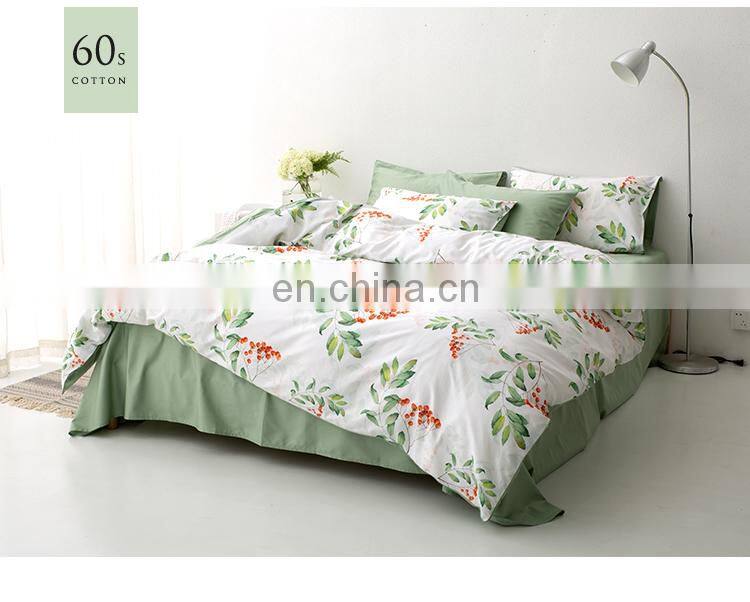 RAWHOUSE Home textile printed 4PCS 100% cotton bedding sets luxury