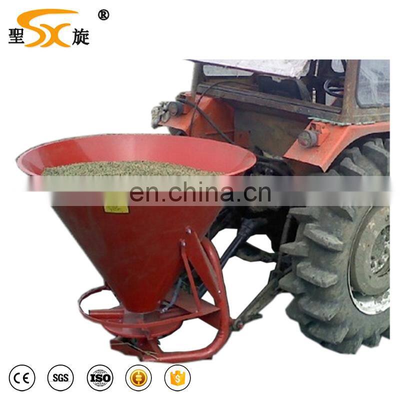 Hot sale tractor PTO mounted fertilizer /salt /sand spreader