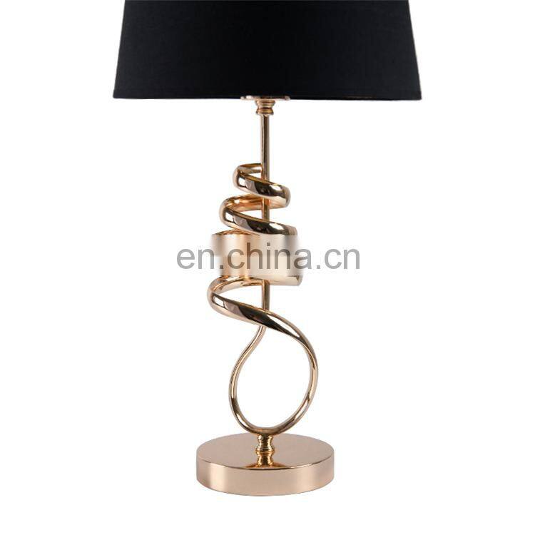 Nordic vintage design gold metal creative table lighting luxury for restaurant hotel home