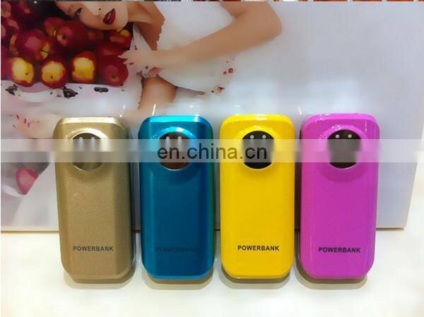 High quality wholesales 5000mah power bank mini oem logo printing portable external battery charger