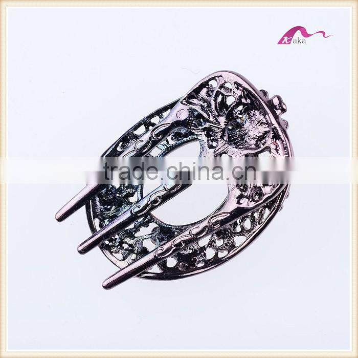 Vintage Women Decorative Crystal Hair Comb Clips Accessories