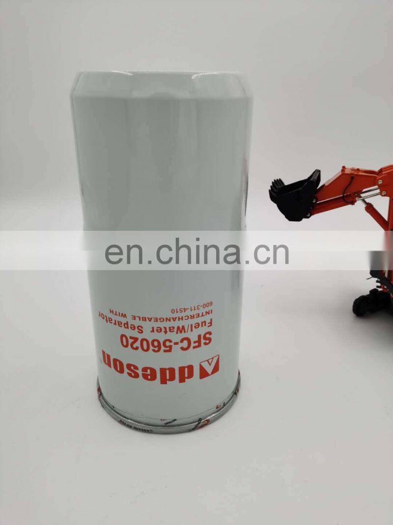 excavator parts fuel-water separator 600-311-4510 for pc400-7 best price  construction parts