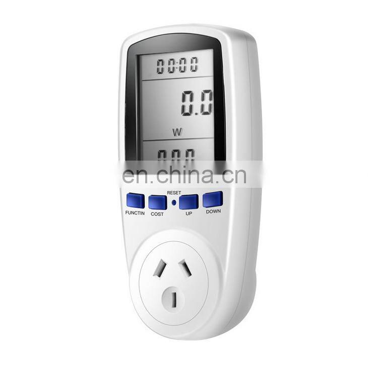 Digital Wattmet Power Meter Energy Meter Voltage Wattmeter Power Analyzer Electronic Energy Meter Measure Outlet Socket US EU