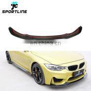 Carbon Fiber F8x M3 Car Front Bumper Lip for BMW F80 M3 F82 F83 M4 14-19 3PCS/SET