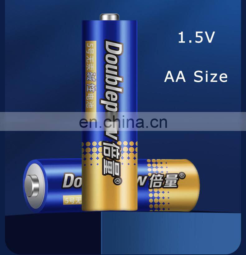 OEM Customized heavy duty alkaline dry battery 20pcs/box 1.5v lr6 no.5 aa alkaline primary battery cell