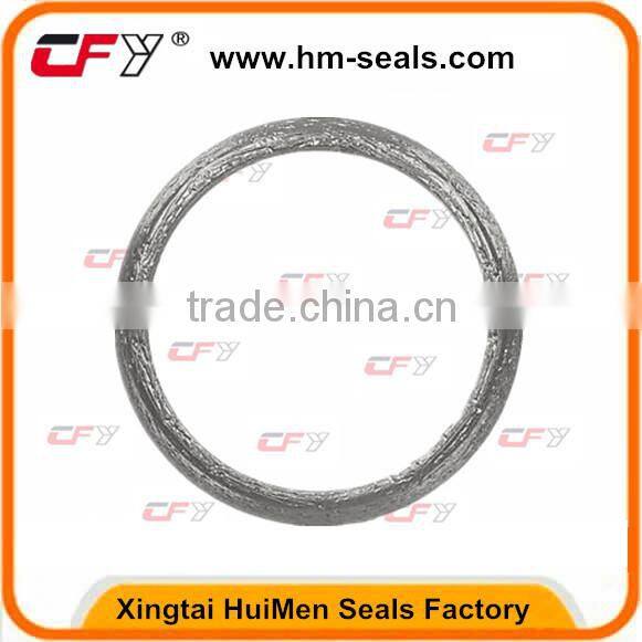 2.5" 3-BOLT HEADER MANIFOLD DOWN PIPE CATBACK TURBO EXHAUST GASKET FLANGE