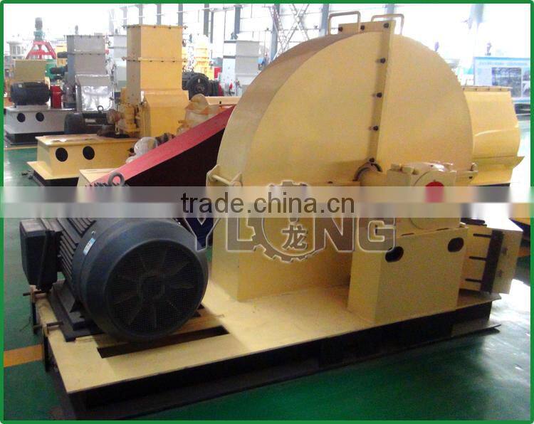 Yulong wood shredder chipper to shred wood logs diametter 25cm ,long 1m BLEECH HARD WOOD to 3mm sawdust from 22kw to 40kw max