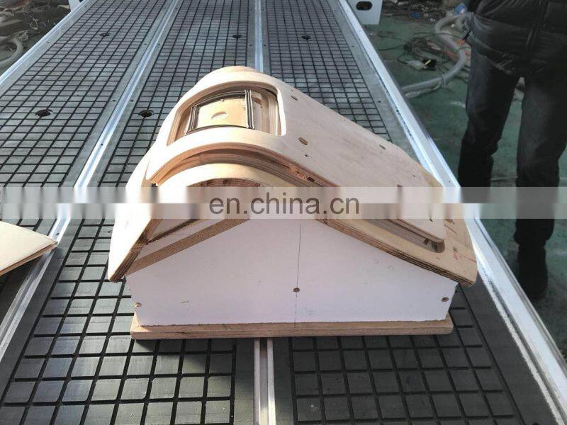 wood mdf atc 180 degree rotate 4 axis 1325 cnc router machine