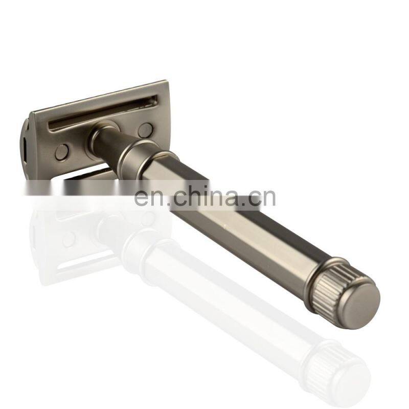 Mens Brass Double Edge Safety Shaving Razor