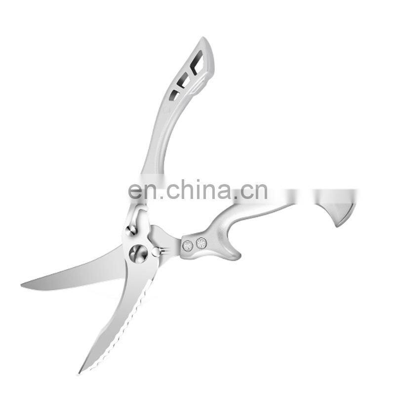Kitchen Scissors Chicken Bone Scissors Chicken Duck Fish Cutter Shears Stainless Steel Scissors