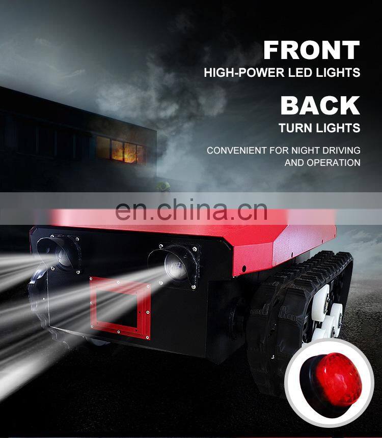 ROS Support Robot undercarriage track chassis All Terrain Military Robot Platform