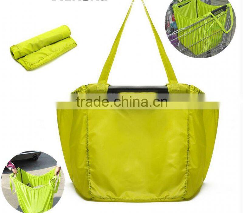 Grab bag clip carts shopping bag