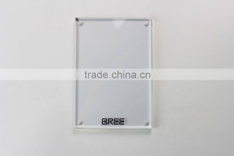 Acrylic Price Tag Holder Stand Clear Acrylic Photo Frame Sign Holder RSH005