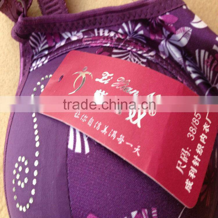 1.07USD 36-42C Cup High Quality Adjustable Fashional Ladies Sexy Bra Without Rim Inside, Push Up Bra For Fat Women (gdwx198)