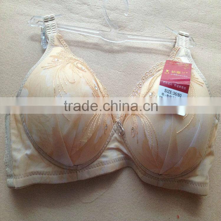 1.15USD 36-42C Cup High Quality Adjustable Fashional Ladies Sexy Bra Without Rim Inside, Fat Women Push Up Sexy Bra(gdwx212)