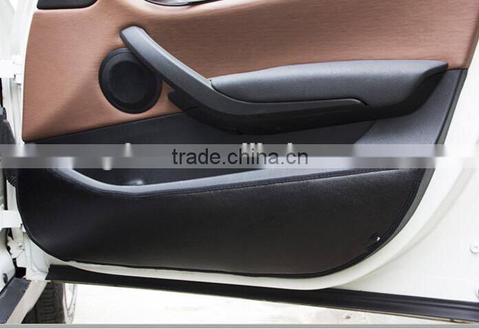 Best selling cheap leather pu car door mat car mat