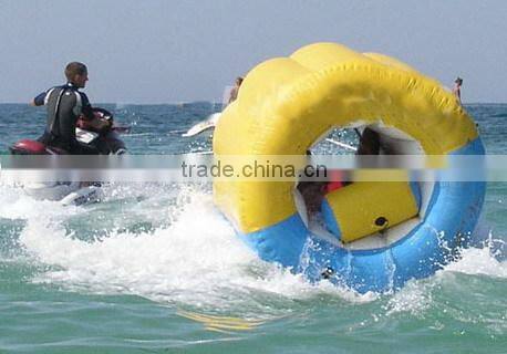 adult inflatable fly fish / fly fish boat for water sport / flying fish