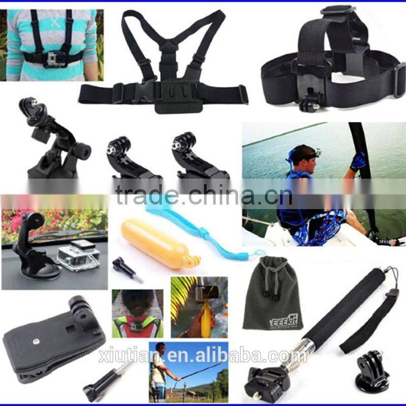2015 camera accessories 3 Way Umbrella Holder Light Stand Mount with Three Hot Shoe