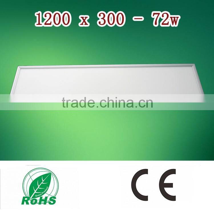 1200 X 3.00-72W High brightness 3 years warranty led panel light