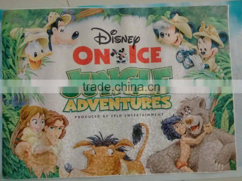 Latest Roll to Roll UV Printer with UV LED Lamp 3.2m , wall paper printing machine