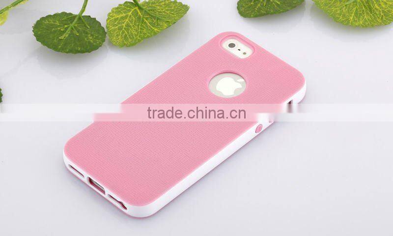 2012 Luxury tpu+pc bicolor combo cover case for iphone 5