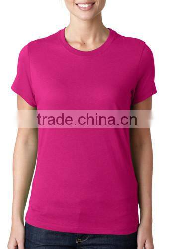 plain 95 cotton /5 elastane short sleeves t-shirt