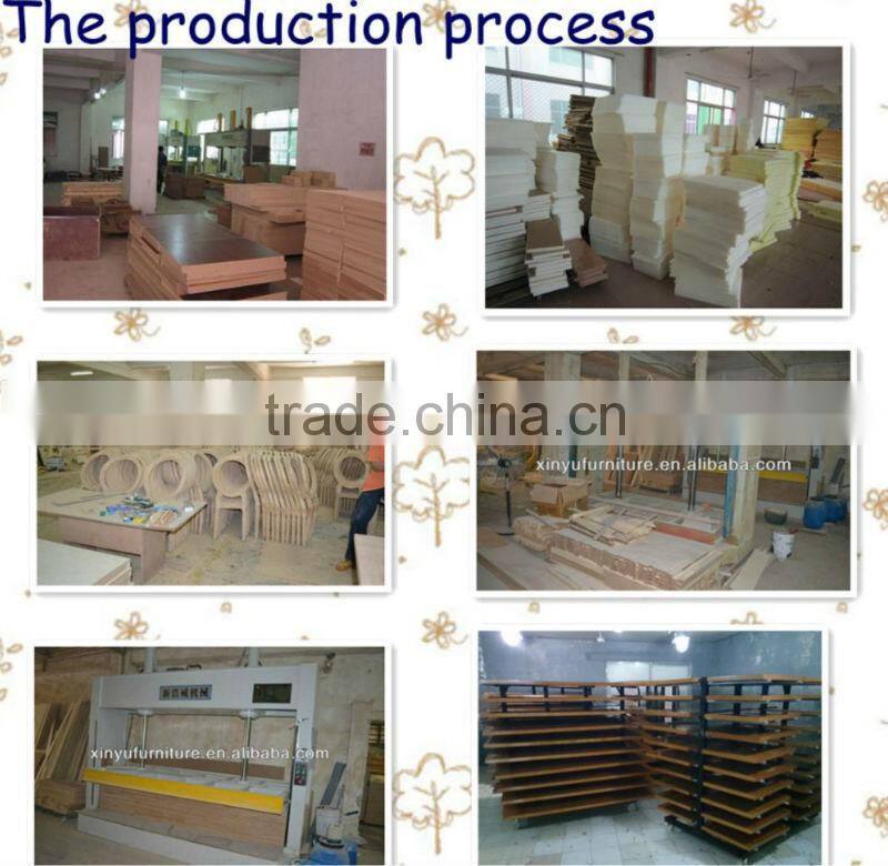 White carving frame fabric cover eventing sofa XW1027