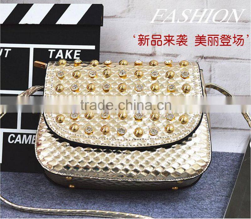 2015 new design ladies mini shoulder handbag for stock