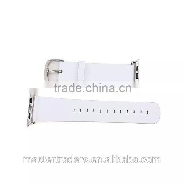 Cheap Colorful PU Leather Watch Band Wrist Strap For 42MM Apple Watch MT-3565