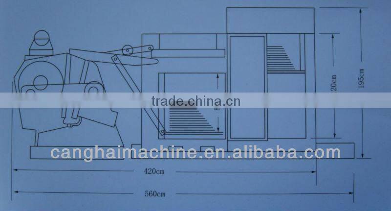 Automatic 1100 Corrugated Cardboard Creaser and cutter