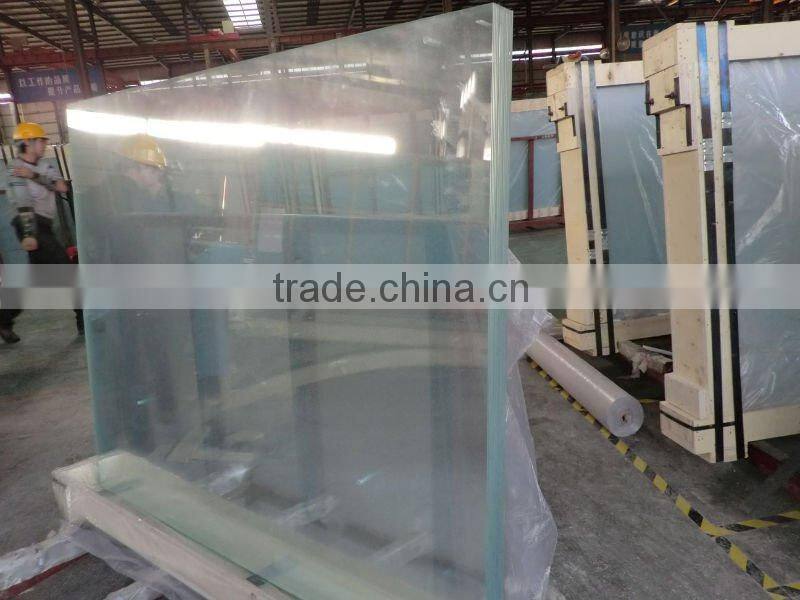 top quality clear tempered float glass from Alibaba supplier