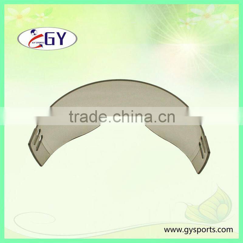 Both Side Fog Free And Anti-scratch High Quality Clear Ice Hockey Visor CE Approval