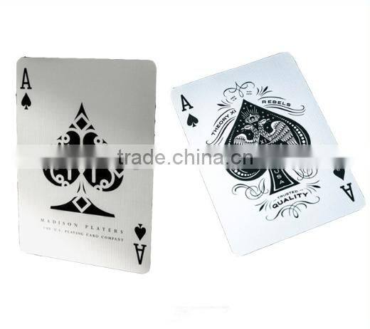Custom printing card game paper poker playing cards