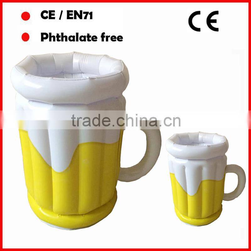 Hot Sale PVC Inflatable beer buckets with custom logo printed for promotion