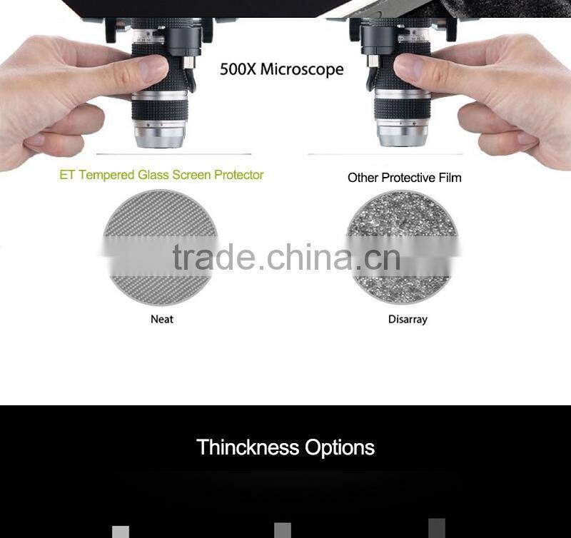 Manufacturer China Wholesale 2015 Products 0.33mm 9H Scratchproof 2.5D Tempered Glass Screen Protector For xiaomi Redmi Note2