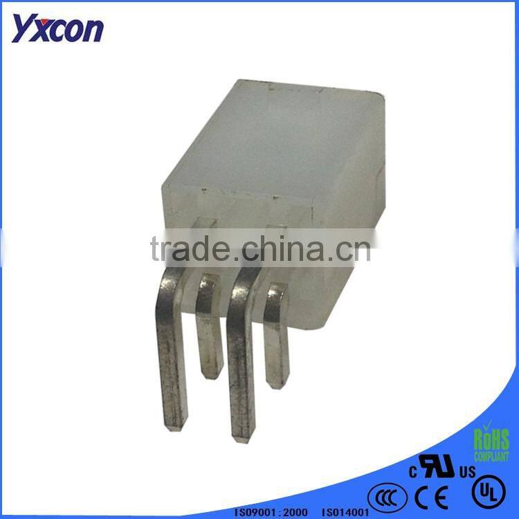 China supplier 4.20mm pitch 4 pin 90 degree dual row wafer connector