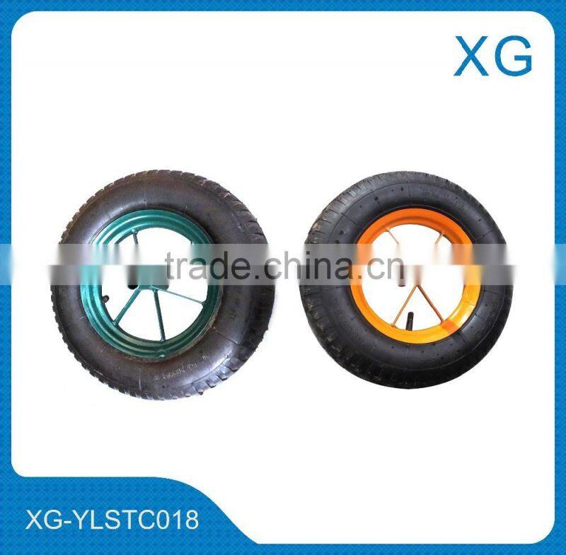 Heavy duty building wheelbarrows with wheel/inner tube wheel