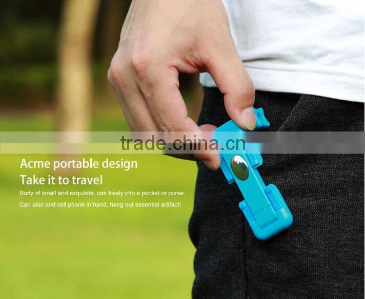 Promotion Gift Super Mini Selfie Stick With Shutter Button, Pocket Wired Selfie Stick