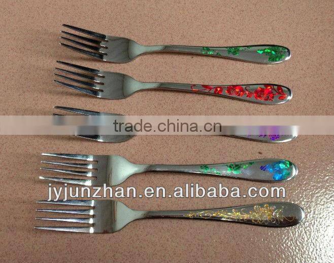 Colorful metal fork made in Jieyang factory directly /// New comming!