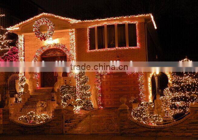 Holiday Christmas LED S14 Light Bulb Replacement Medium Screw E26 base transparent yellow