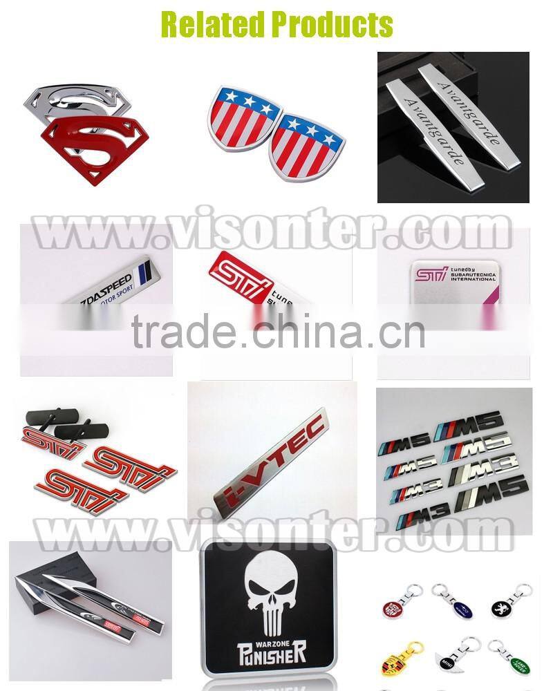 2 PCS zinc alloy Germany flag sticker decal for cars trucks motorcycle