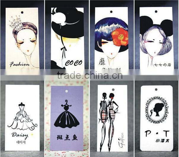 2016 Fashion custom logo hang tag for clothing/ women' s underwear/dress