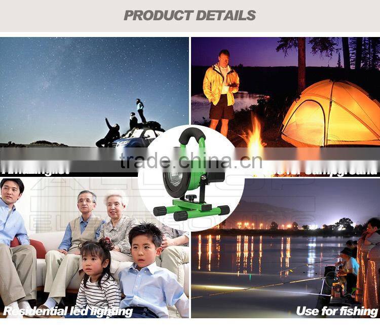 IP67 Waterproof portable aluminum bridgelux cob led 10w flood light