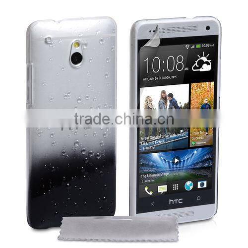 Accessories for HTC one Mini stylish raindrop hard case cover
