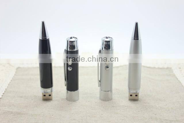 4 in 1 multi function laser pointer usb pen drive ,ball pen with LED light and UV money detector light