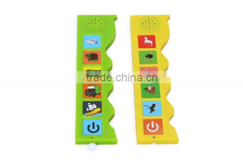 ABS button sound panel with animal sound for talking books